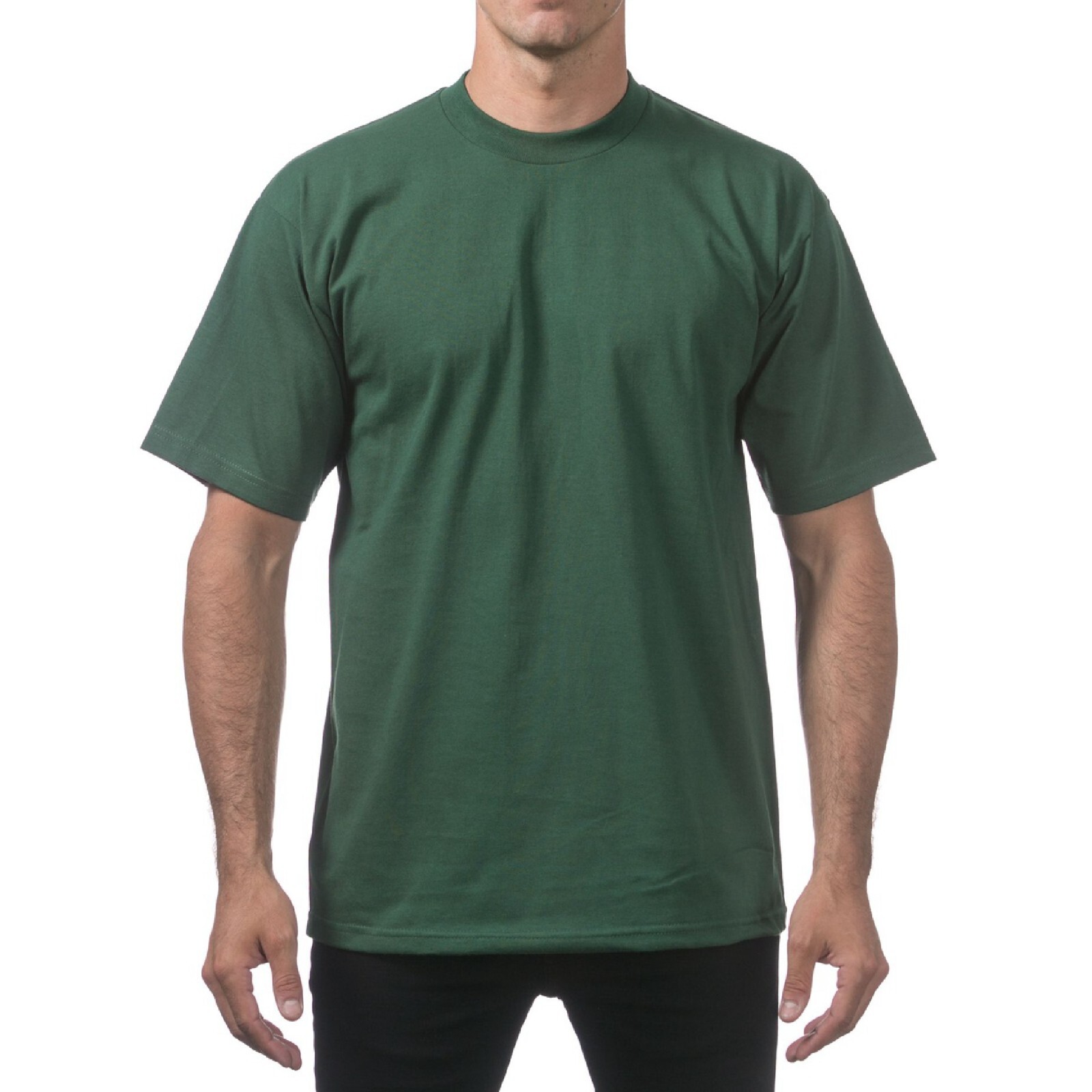 PROCLUB MENS HEAVYWEIGHT SHORT SLEEVE T SHIRTS PRO CLUB CASUAL COTTON TEE SHIRT gallery