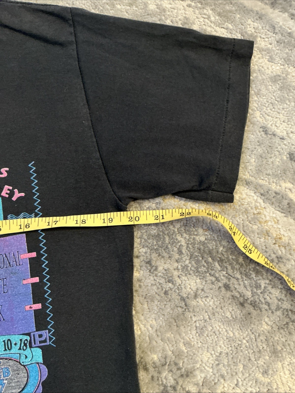 Elvis Presley Shirt Mens L Black Teejays 1991 Gentle on My Minds Graceland gallery