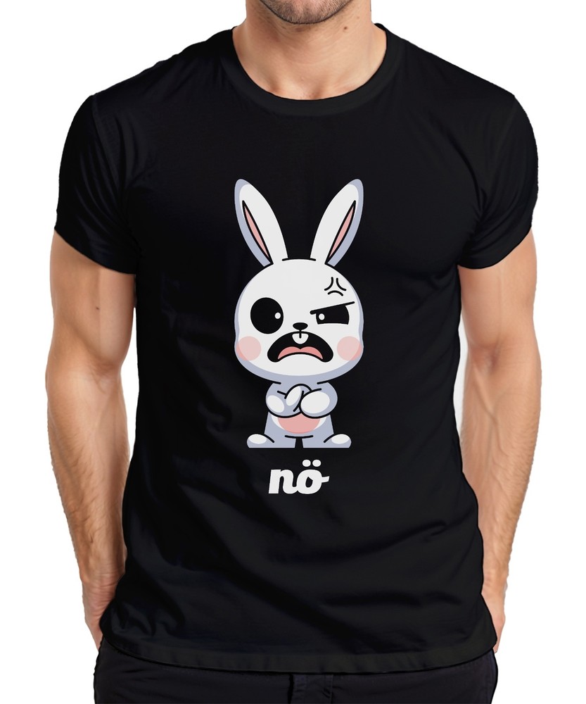 nö bunny cute bad bunny cute cartoon gift Easter mens t shirt