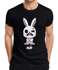 nö bunny cute bad bunny cute cartoon gift Easter mens t shirt