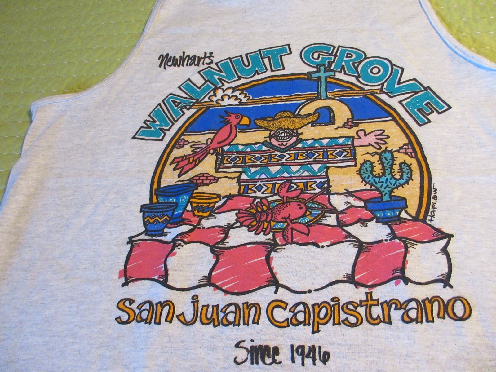 NEW XL Vintage 90s Newhart’s WALNUT GROVE San Juan Capistrano California Tourist