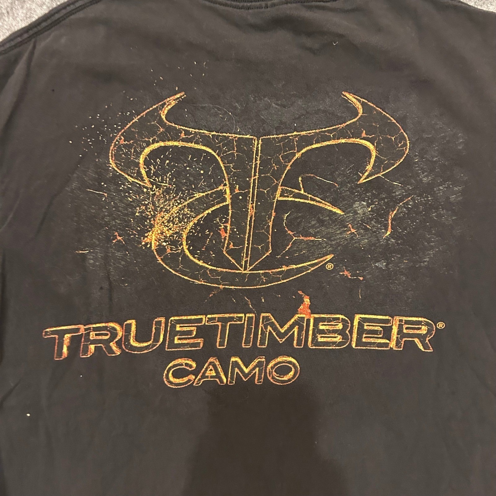 Delta Pro Weight Truetimber Camo Black Center Logo T Shirt Adult Large gallery
