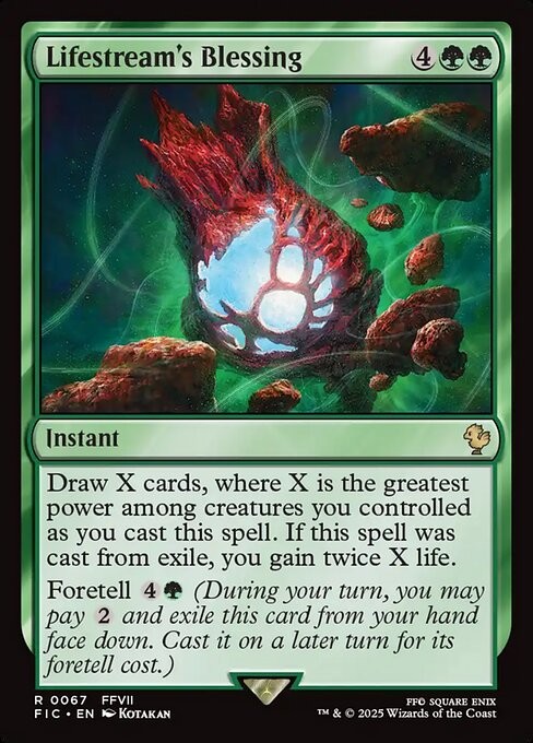 Lifestream’s Blessing 67 R Normal FIC MTG NM