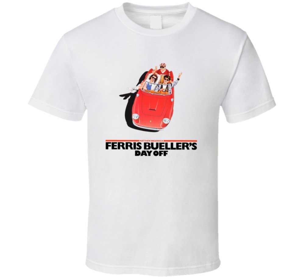 Ferris Bueller's Day Off Retro 80's Comedy Movie T Shirt gallery