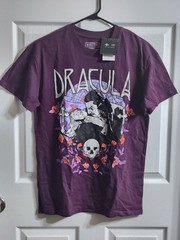 Universal Monsters Dracula Official Licensed Purple T Shirt Size M