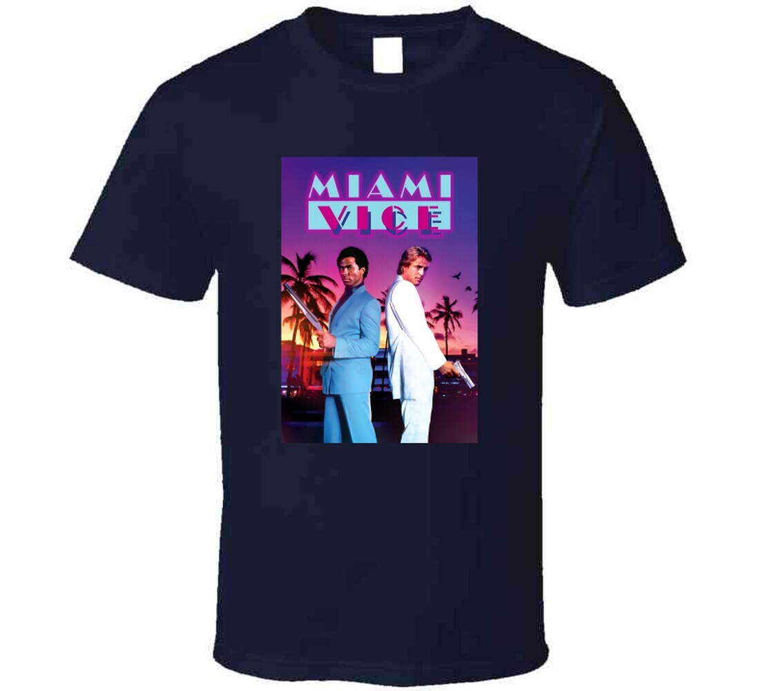 Miami Vice Tee Retro 80s Television Series Tv Show Fan T Shirt gallery