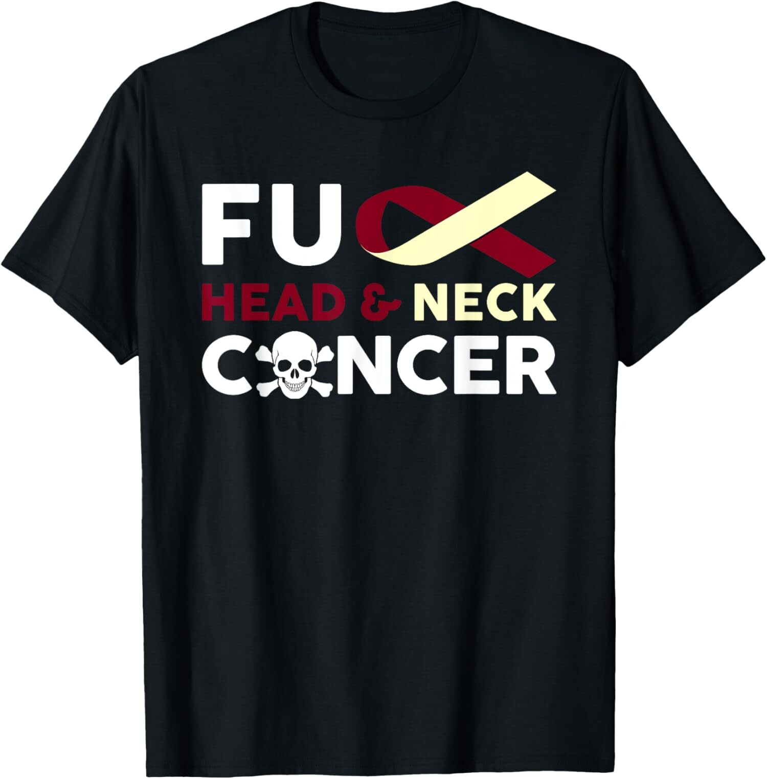 Min NEW LIMITED F Head And Neck Cancer Fighting Cancer Together T-Shirt