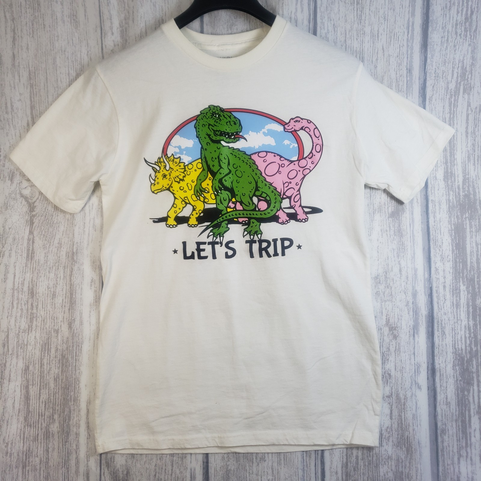 Sturniolo Triplets “Let’s Trip” Dinosaur Funny T-Shirt Medium