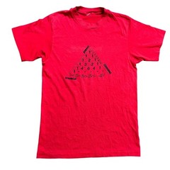 VTG Pascal Triangle Fibonacci Binomial Sequence Math Single Stitch Shirt Small