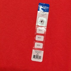Gildan Mens SMALL Moisture Wicking Solid Cotton Short Sleeve Blank RED Shirt