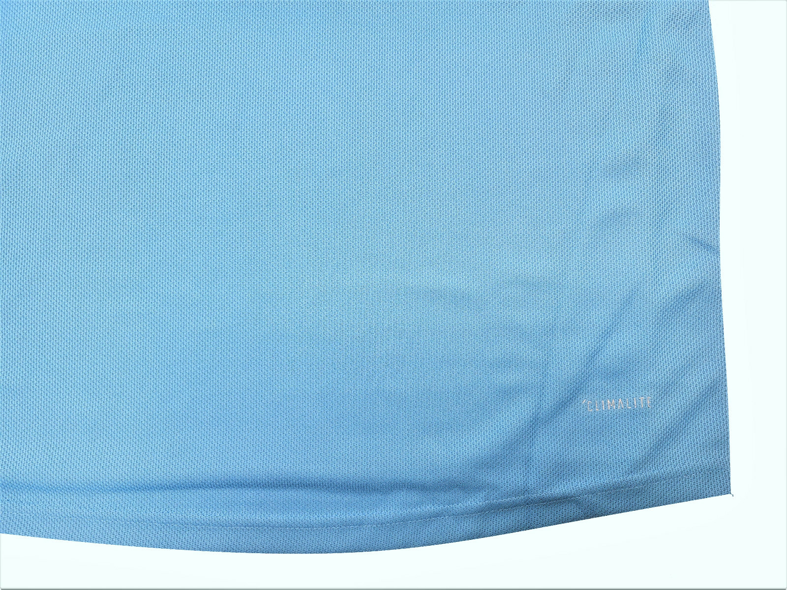 adidas Game Built Short Sleeve Quarter-Zip Mens Multi-Sport Light Blue/White XL gallery
