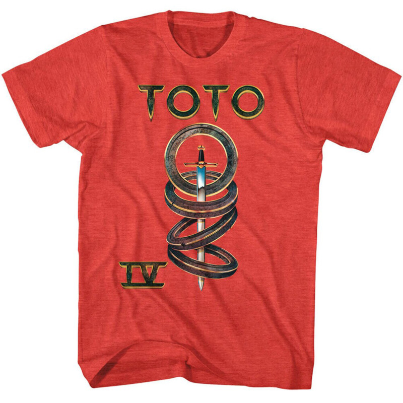 Toto Band Turn Back Album Music Concert Tour Unisex Red T-Shirt All Size