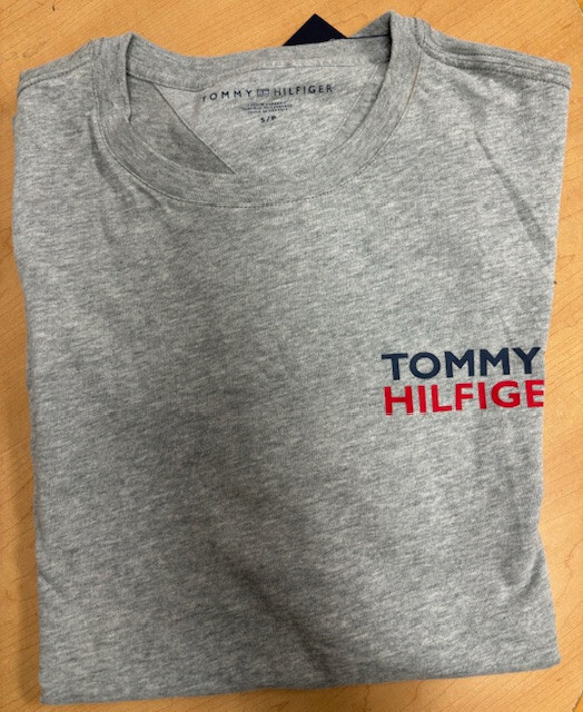 Tommy Hilfiger Men’s  Crewneck Casual Short Sleeve T-shirt (GRAY SMALL)NWT