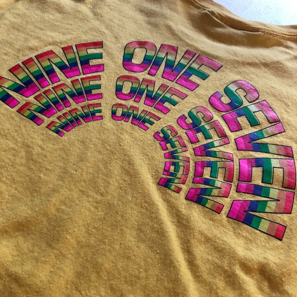 Nine One Seven Rainbow TShirt Yellow Size XL 2021 Call Me 917 Nineoneseven Olson gallery
