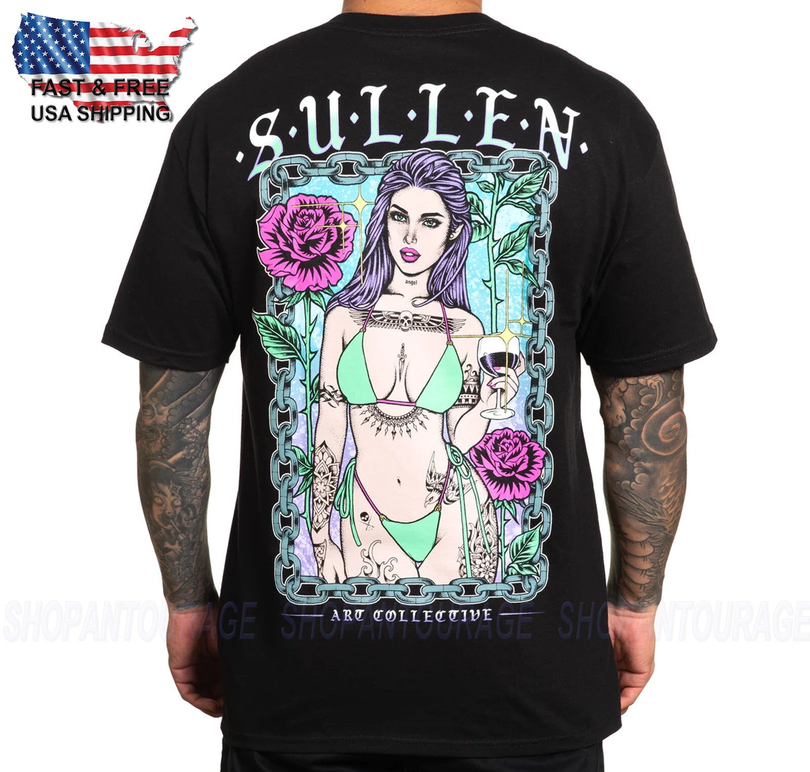 Sullen Art Collective Seduction Standard Fit SCM5700 Short Sleeve Men`s T-shirt gallery
