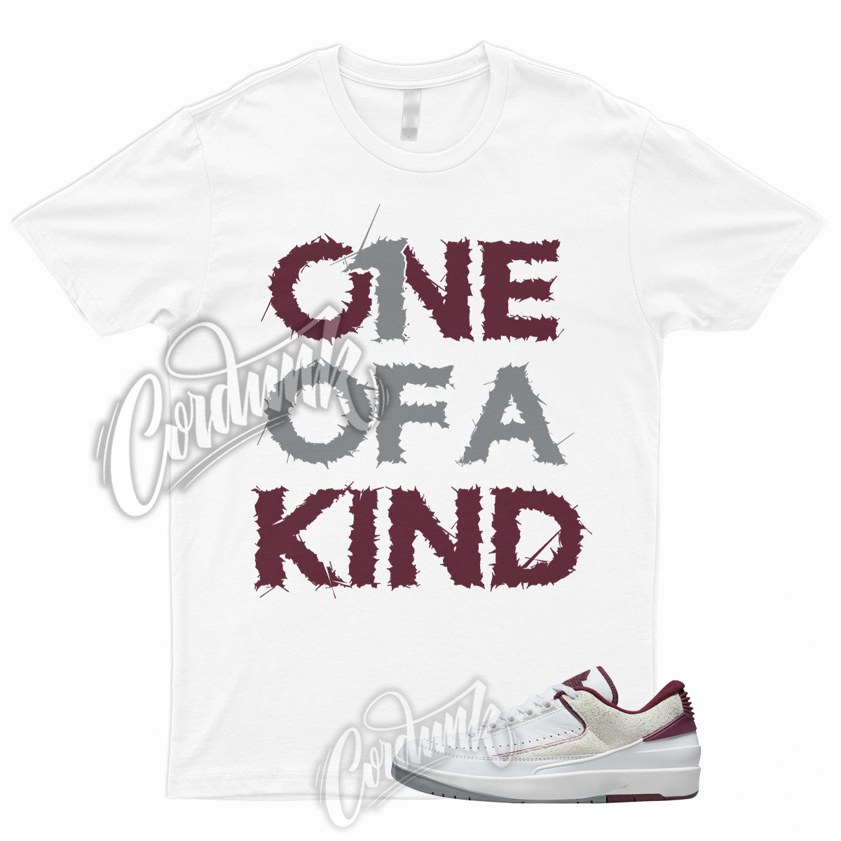 1OAK T Shirt to 2 Low Cherrywood Red Light Steel Grey Bordeaux Maroon Dunk 1