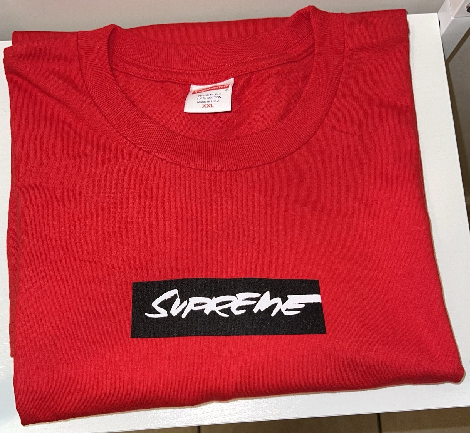 Supreme Futura Box Logo Red T shirt Men’s Size 2XL Authentic SS24 (NWOT)