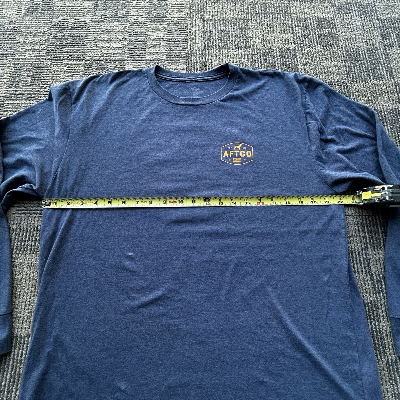 Aftco Best Friend Blue long sleeve T-shirt Mens Size XL gallery