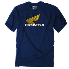 Factory Effex Honda Classic Navy Blue T-Shirt Adult Licensed CR CRF CBR XR NEW