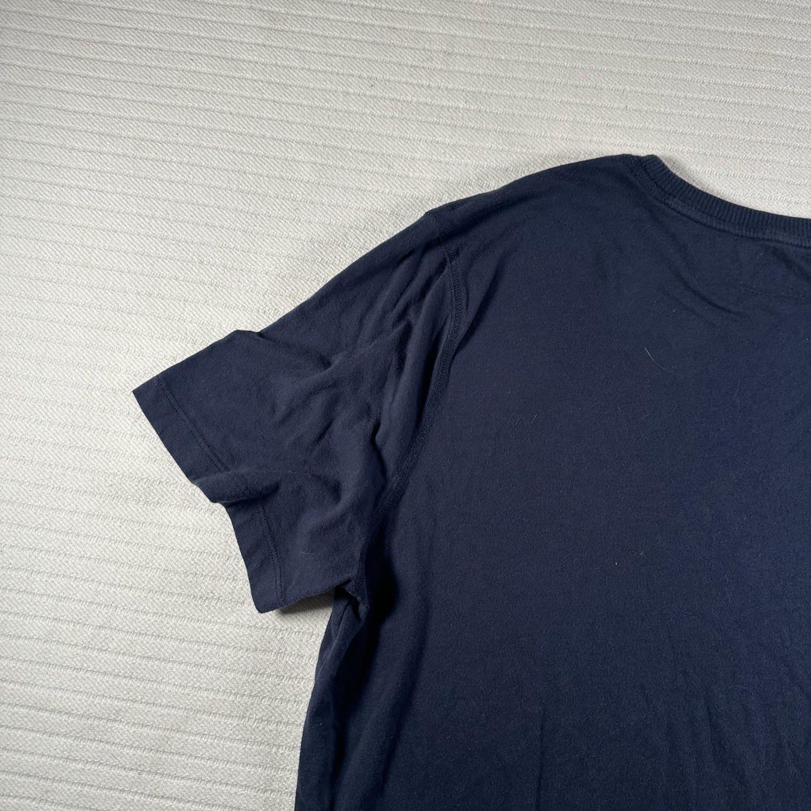 Eddie Bauer Mens XL T-Shirt Navy Blue Crew Neck Short Sleeve Classic Tee Cotton gallery