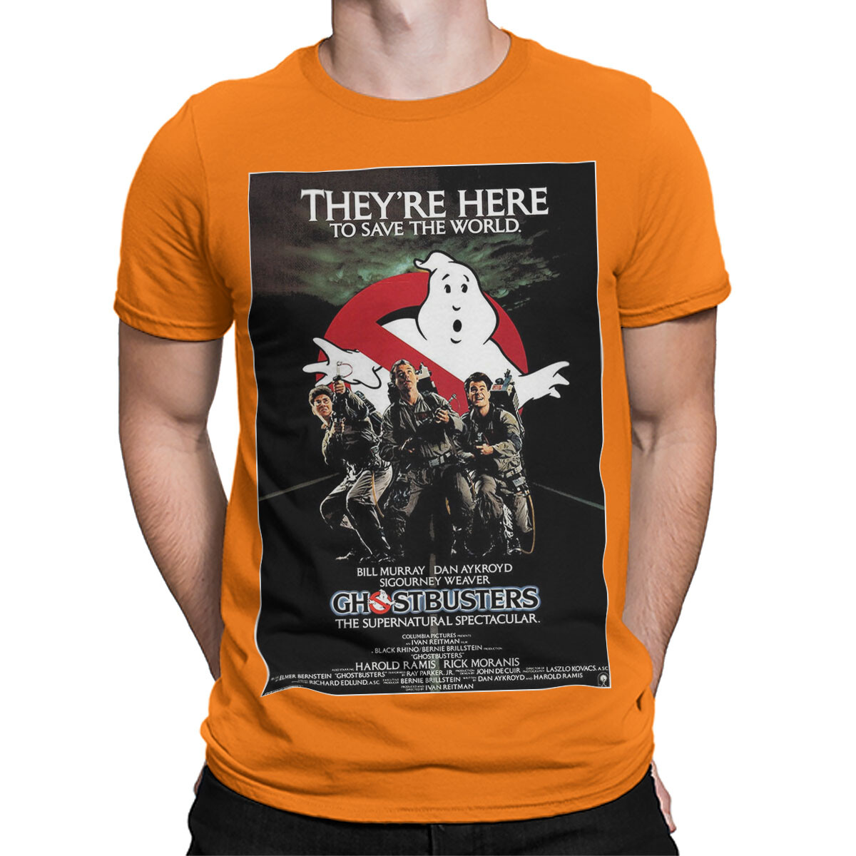 Ghostbusters Halloween Movie Poster T-Shirt Retro Classic Horror Tee #HMP gallery