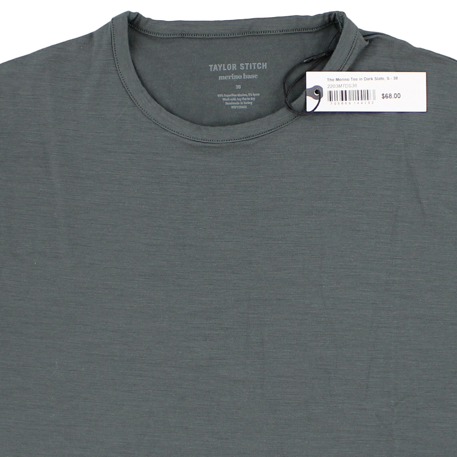 Taylor Stitch Men's Merino Shirt Wool Moisture-Wicking Super Soft T-shirt $68 gallery