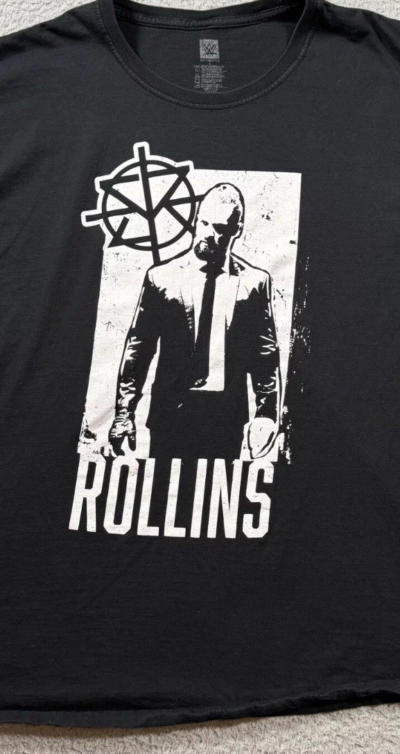New Sealed WWE Seth Rollins For The Greater Good T-Shirt Authentic Medium gallery