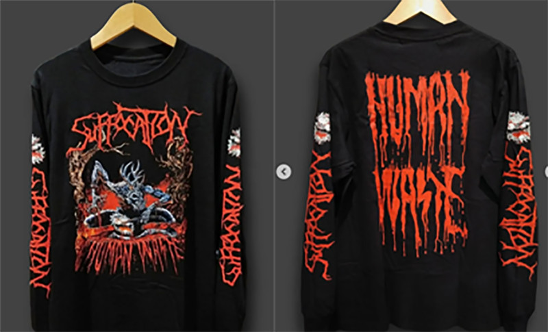 Hot Suffocation Human waste Longsleeve Size S-5XL