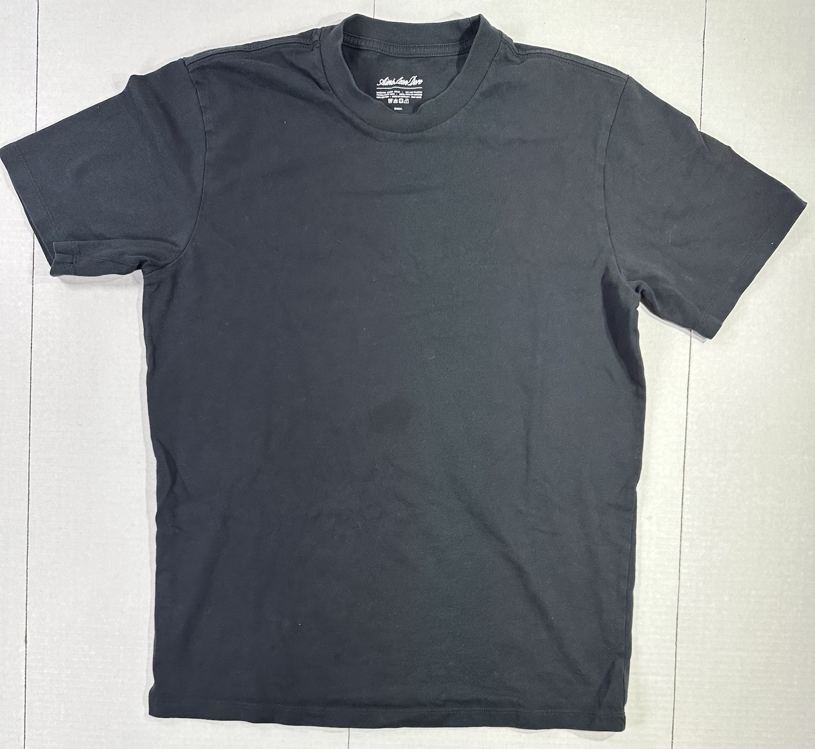 Aime Leon Dore T-Shirt Men’s Small Black Classic Logo Tee 100% Cotton ALD