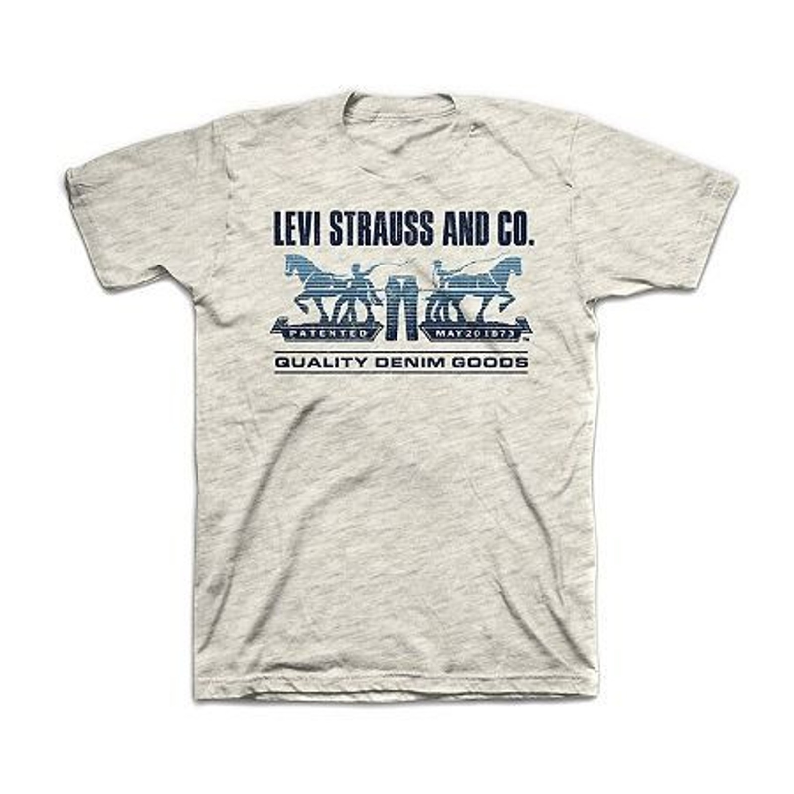 Levi's Men's Short Sleeve Regular Fit Graphic T-Shirt - Oatmeal - 3XLT gallery
