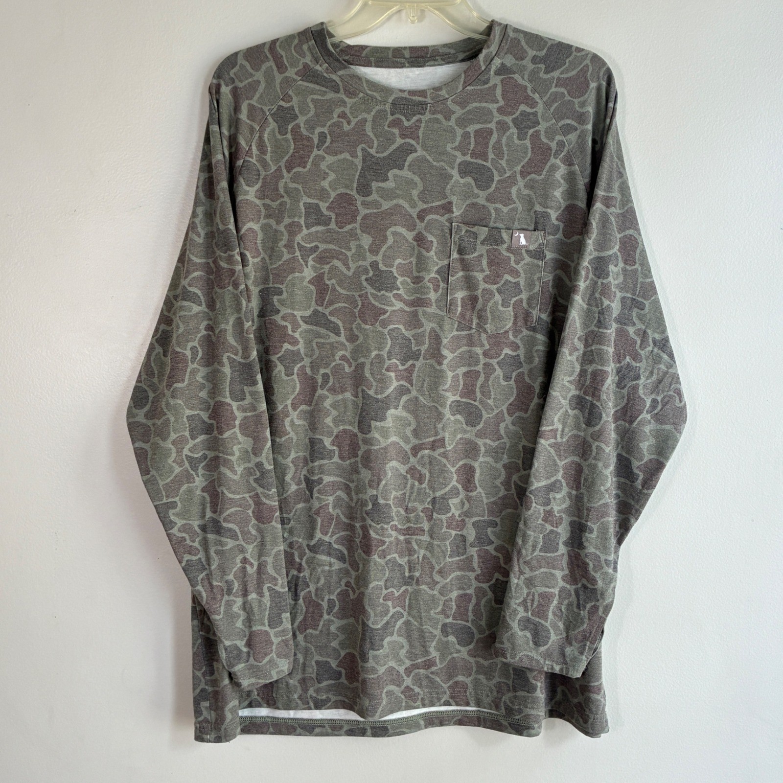 Local Boy Outfitters Shirt Mens XL Green Camo Long Sleeve Bamboo Blend Pocket gallery