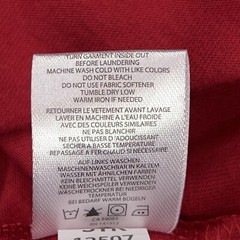 XL Noble Outfitters Red Classic Work Tee Mens Short Sleeve Opaque Heavy Cotton
