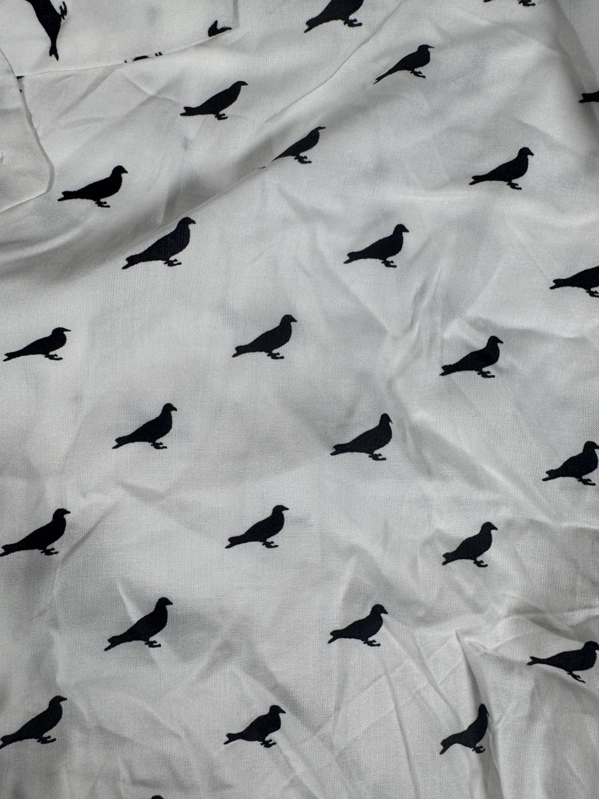 New Staple Pigeon Shirt Men XL All Over Print Bird Button Up Streetwear Rayon gallery