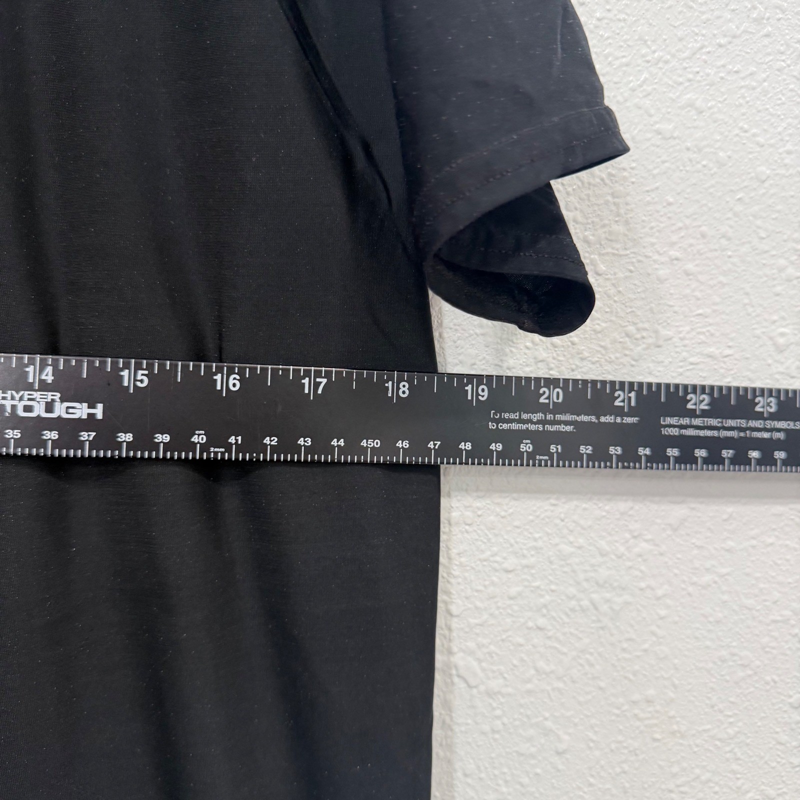 Athletic Works Mens XXL Black Short Sleeve Performance T-Shirt Stretch Gym Top gallery