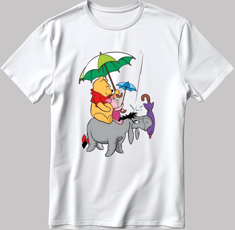 DISNEY WINNIE THE POOL FRIENDS V2 WHITE T SHIRT WITH UNISEX STYLE BEST GIFT gallery