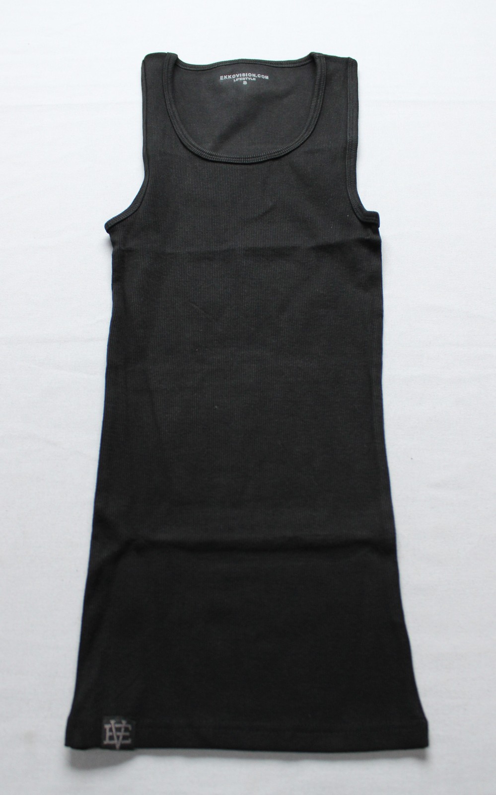 EkkoVision Men's Ekko OG Ribbed Durable Beater Tank Top EH6 Black Small gallery