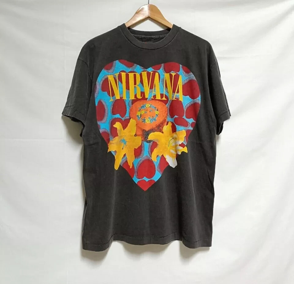 Nirvana Heart Shape Box T-Shirt Vintage Reprint One Side Front gallery