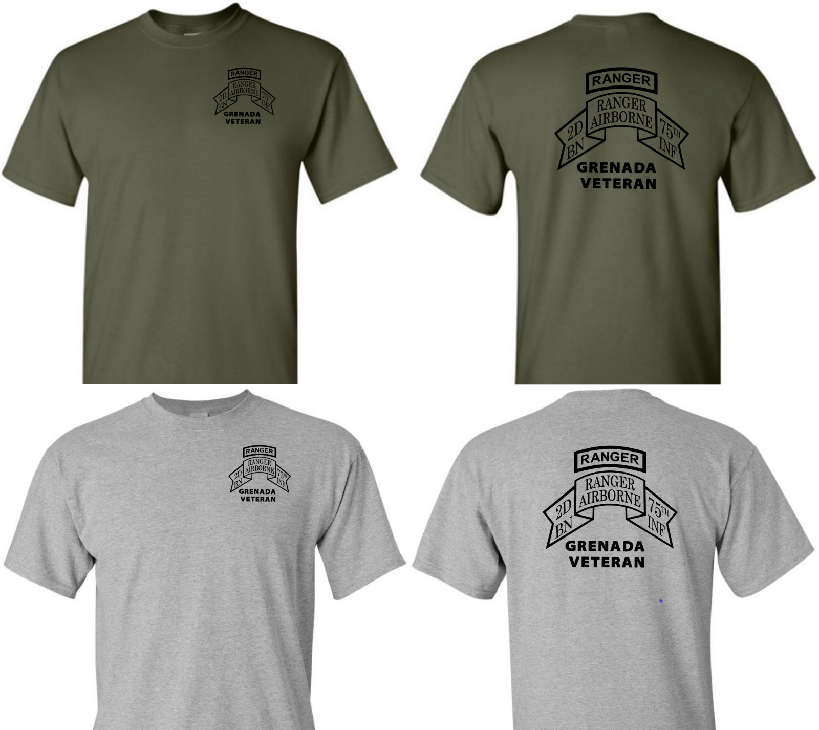 2nd Ranger Battalion Shirt, Army Ranger Custom Performance Shirt 75th Ranger Reg gallery