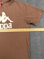 Kappa Brown Logo T-Shirt Size Small
