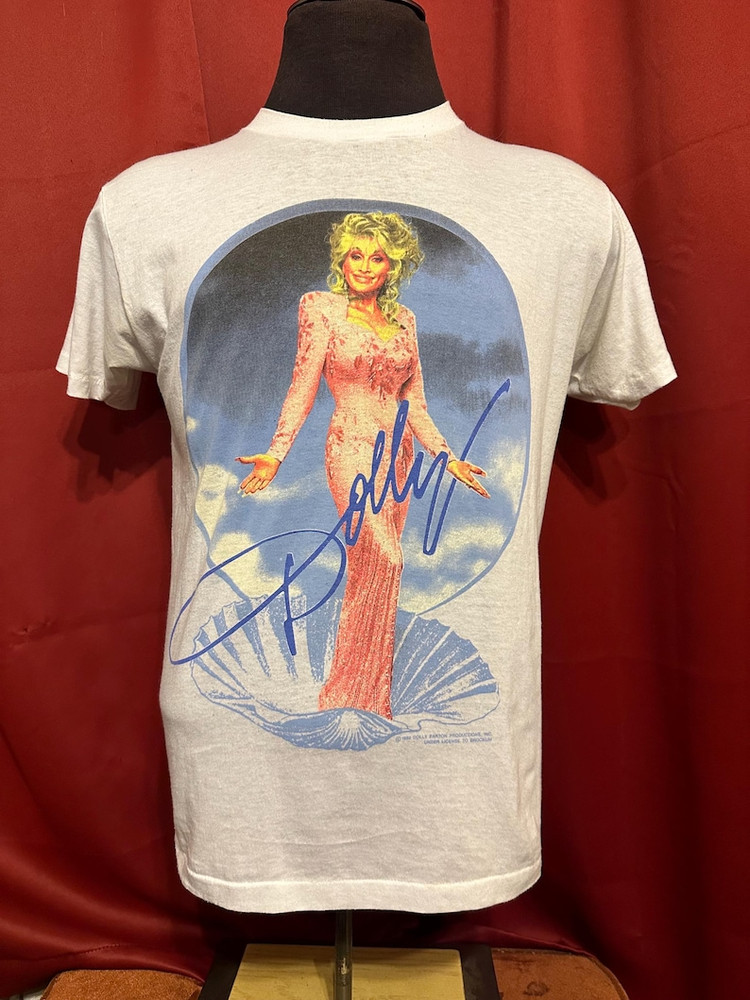 Vintage Dolly Parton Tshirt 80’s Country Music Band Tees RARE PA8352