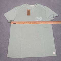 Marine Layer Shirt Mens Medium Green Re-Spun Signature Crew Neck Pocket Tee NWT
