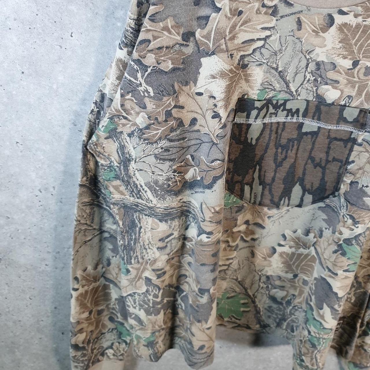 Vintage Walls Kangaroo Pocket Army RealTree Camouflage 90s USA T Shirt Mens XL gallery
