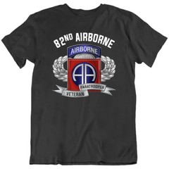 82 Airborne Paratrooper Army Hero Warrior Veteran T-Shirt Tee Gift New