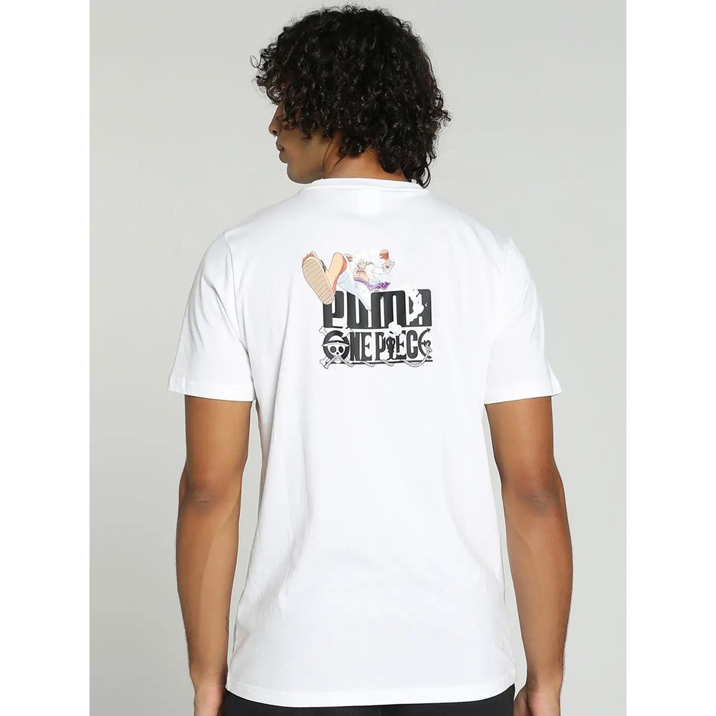 NWT Men's Puma x One Piece Luffy Graphic T-Shirt - Small - White gallery