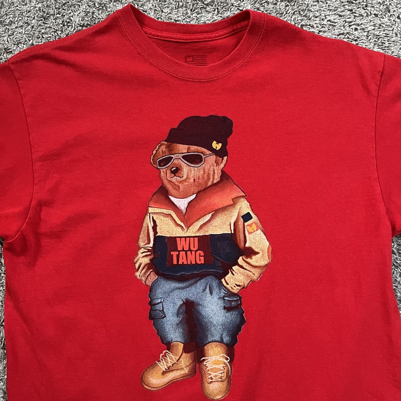 🔴Wu-Tang Shirt Size Large Wu Beach Bear Rare WuTang Raekwon Gza gallery