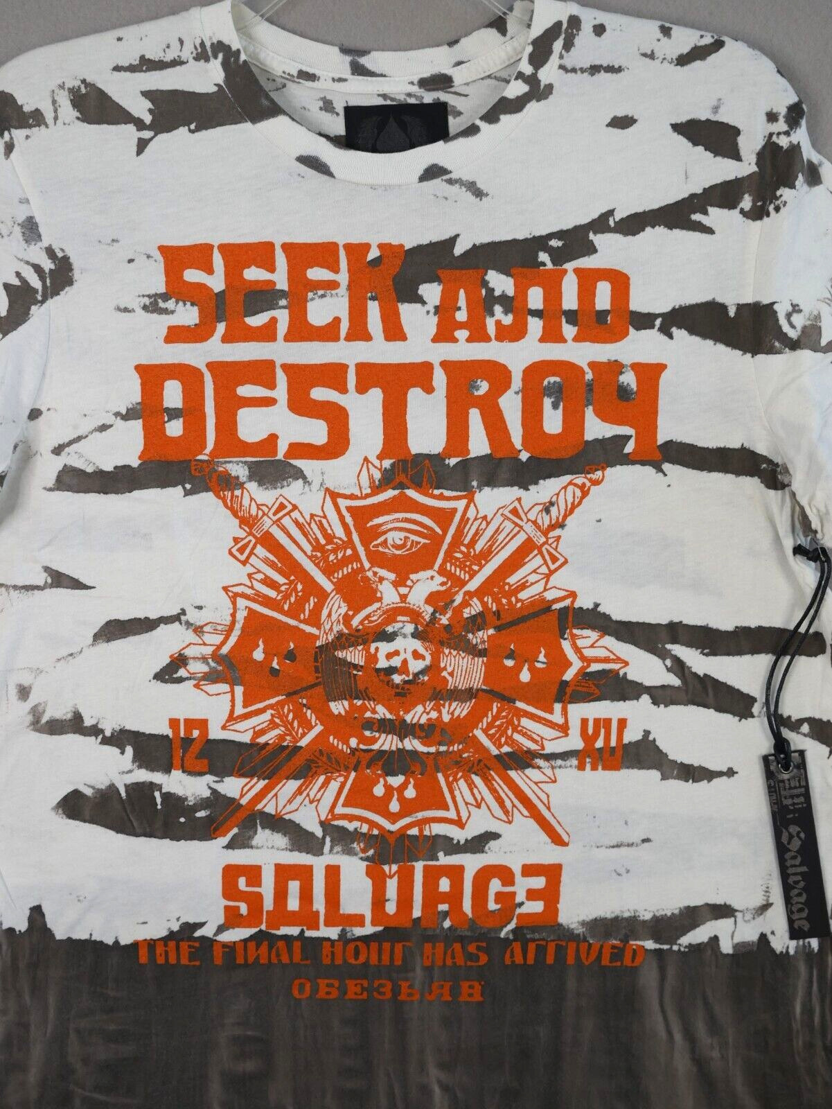Genuine Vintage Salvage Brand T Shirt "SHOGUN" Rust V51T425 Size L gallery