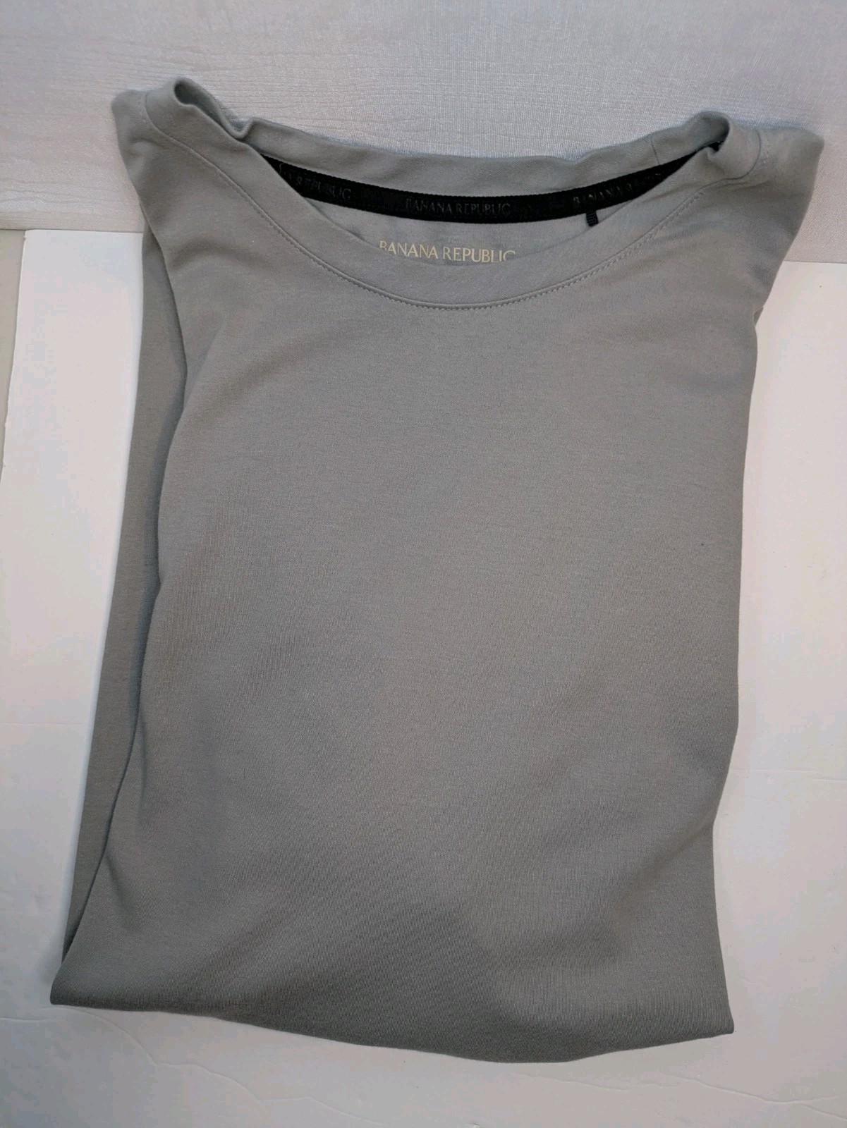 Banana Republic T Shirt Luxe Touch 100% Cotton Grey Sz XXL gallery