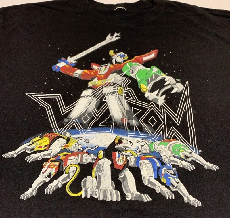 Voltron Vintage Anime Men’s XXL T-shirt Toei Animation Robot Shonen I9