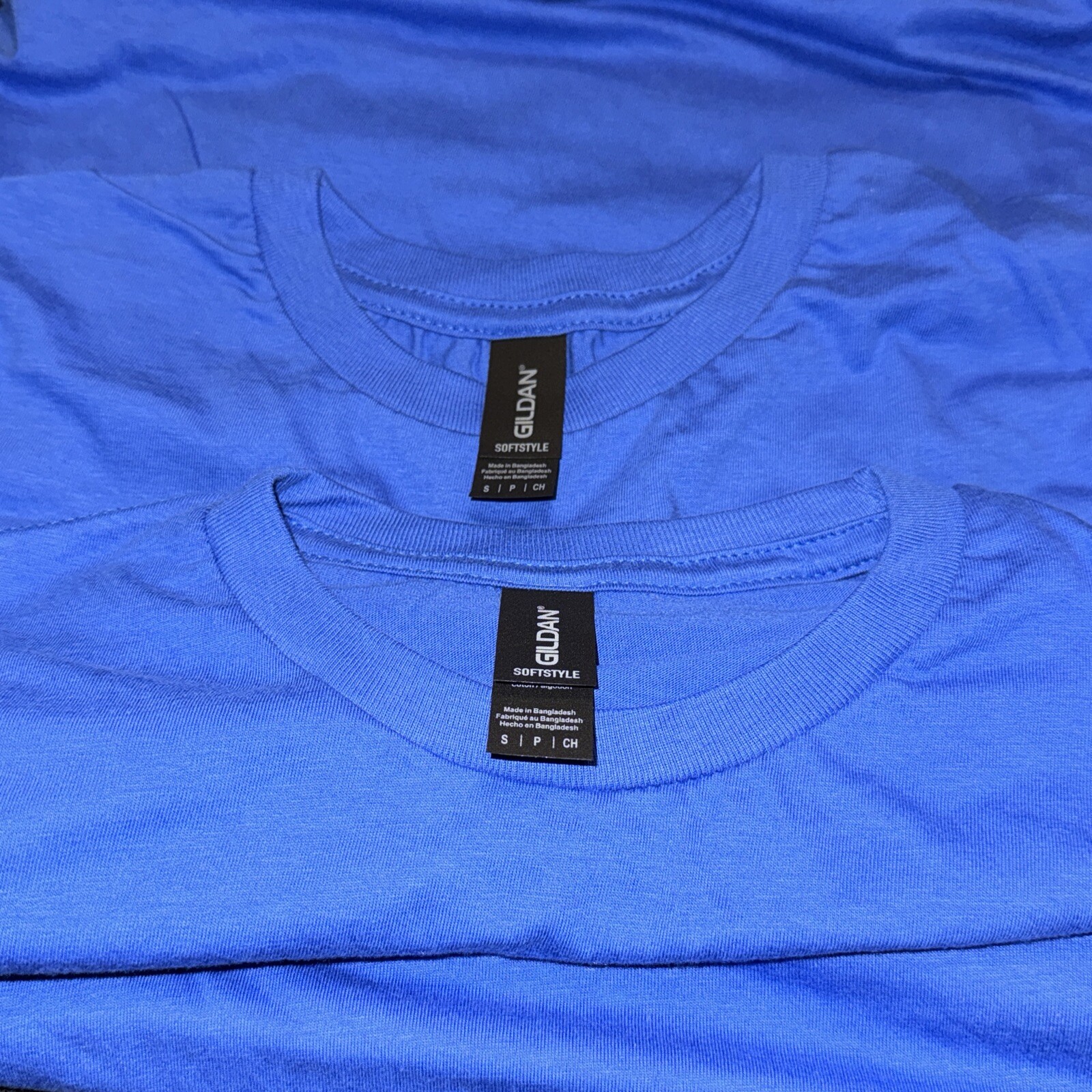 Gildan T-Shirt Men's Short Sleeve Soft Style G640 royal blue New Lot Of 2 SMALLS gallery
