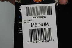 Lot of 2 Dickies Performance Features Moisture Wicking Tee Sz M: Black & White